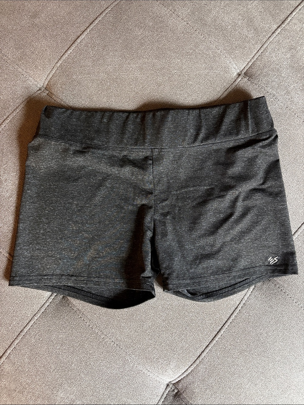 Women’s Dark Grey Athletic Shorts - Comfortable Mid-Waist Active Shorts